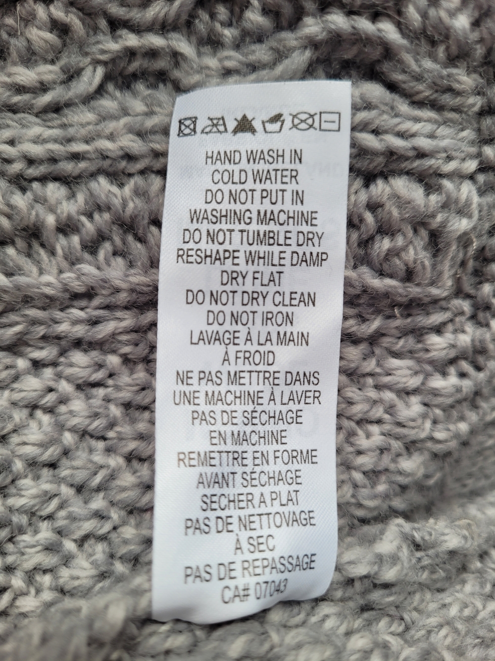 NEW Aran Mor 100% Merino Wool Textured Cable Knit Crewneck Sweater With Pockets - Picture 8 of 12
